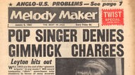 Titelseite der britischen Musikzeitschrift "Melody Maker" vom Januar 1962