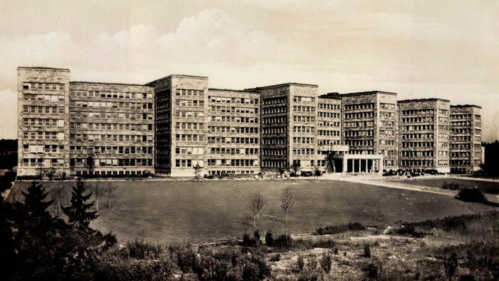 Verwaltungsgebäude der IG Farbenindustrie AG in Frankfurt am Main (Aufnahme vermutlich von 1935)