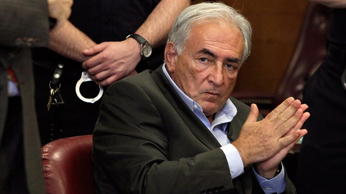 Dominique Strauss-Kahn bei Kautionsverhandlung nach Festnahme