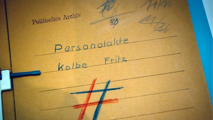 Personalakte von Fritz Kolbe, Diplomat und Widerstandskämpfer in der NS-Zeit