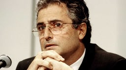 Ron Sommer, Vorstandsvorsitzender der Deutsche Telekom AG, im Jahr 1995