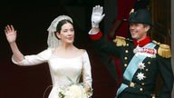 Frederik, Kronprinz von Dänemark, und Mary Donaldson heiraten am 14.05.2004 im Kopenhagener Dom