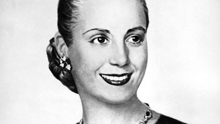 Eva "Evita" Peron, argentinische Politikerin (Aufnahme um 1950)