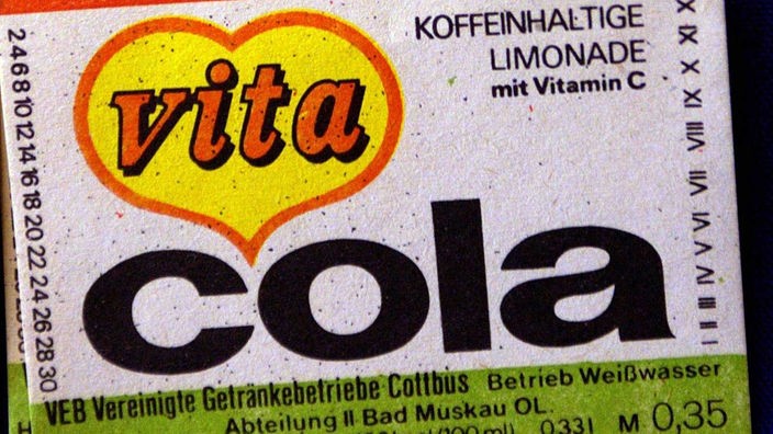 Getränkeetikett von Vita Cola