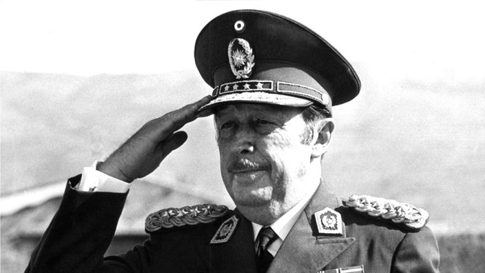 Der Präsident von Paraguay, General Alfredo Stroessner