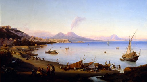Eine Mittelmeerbucht im 19. Jahrhundert