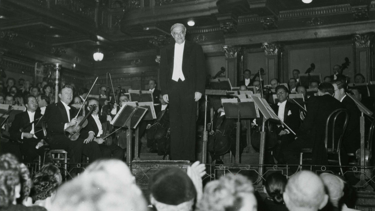 Das Silvesterkonzert der Wiener Philharmoniker am 31.12.1953 mit Dirigent Clemens Krauss
