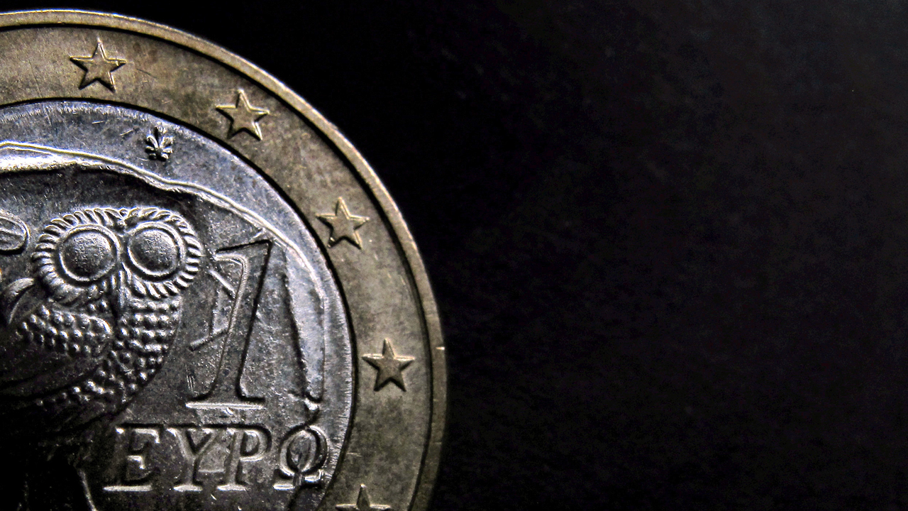  Eine griechische Euromünze
