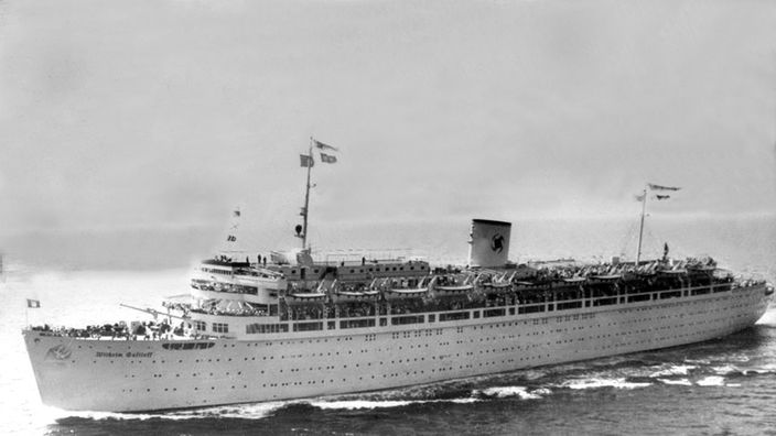 Flüchtlingsschiff "Wilhelm Gustloff"