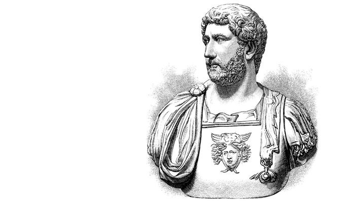 Publius Aelius Hadrianus, Kaiser (Porträt-Zeichnung)