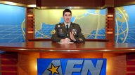 Der Nachrichtensprecher der American Network Forces (AFN)