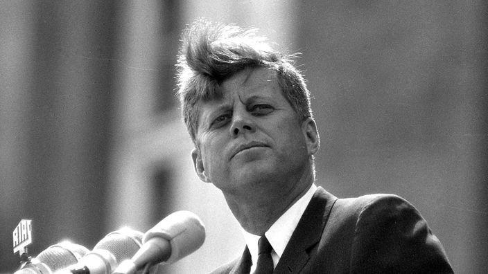 Besuch von J.F. Kennedy in Bonn und West-Berlin