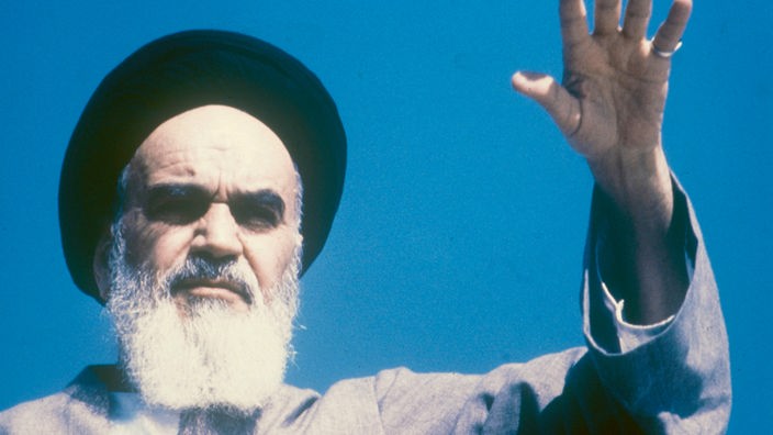 Ayatollah Khomeini, Anführer der islamischen Revolution von 1979 im Iran