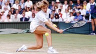Steffi Graf im Wimbledon-Finale 1988
