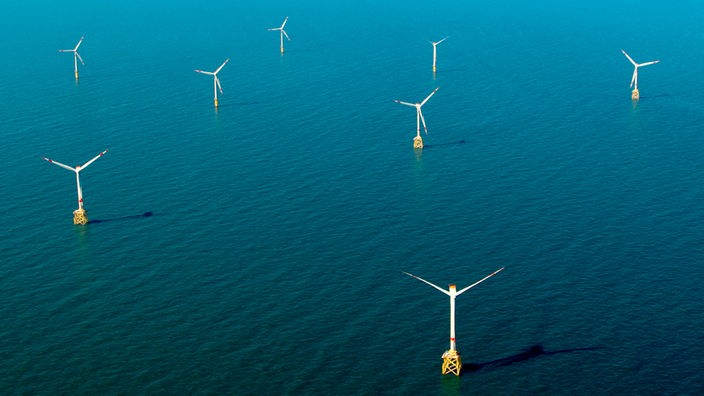 Erste Offshore Windanlage in Deutschland 