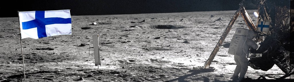 Apollo-11-Astronaut Neil A. Armstrong am 20. Juli 1969 während der Mondlandung