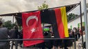 Türkische Fußballfans feiern den Sieg