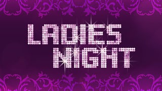 Ladies Night Logo auf lila Hintergrund