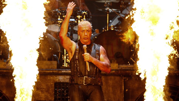  Sänger Till Lindemann von der Band "Rammstein"