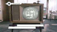 Fernseher mit Testbild (1968)