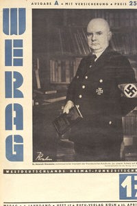 Titelblatt vom 23.04.1933: Dr. Heinrich Glasmeier (Intendant des RS Köln) in SS Uniform