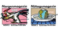Logos des Morgen- und Mittagsmagazins