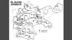 Karte mit den deutschen Sendebezirken in der Weimarer Republik