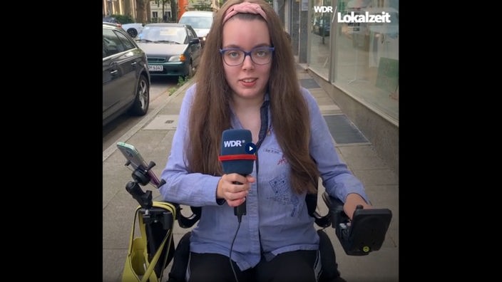 Loklazeit Reporterin im Rollstuhl
