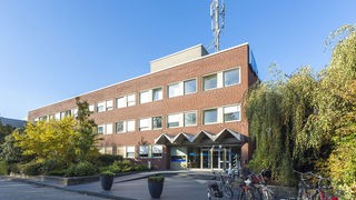 Blick auf das WDR-Studio in Münster
