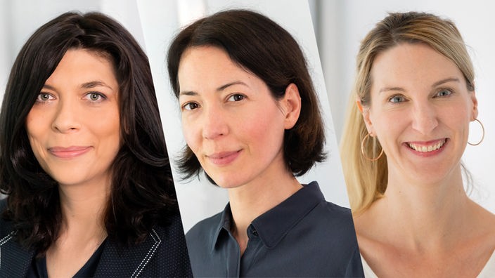 Neues ARD-Kommunikationsteam beim WDR (v.l.): Emanuela Penev, Kristina Bausch, Stephanie Noack 