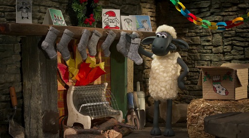 Shaun das Schaf an Weihnachten