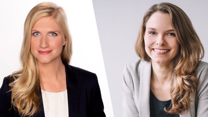 Die neuen Lokalzeit-Moderatorinnen Maren Bednarczyk (l.) und Anika Keil (r.)