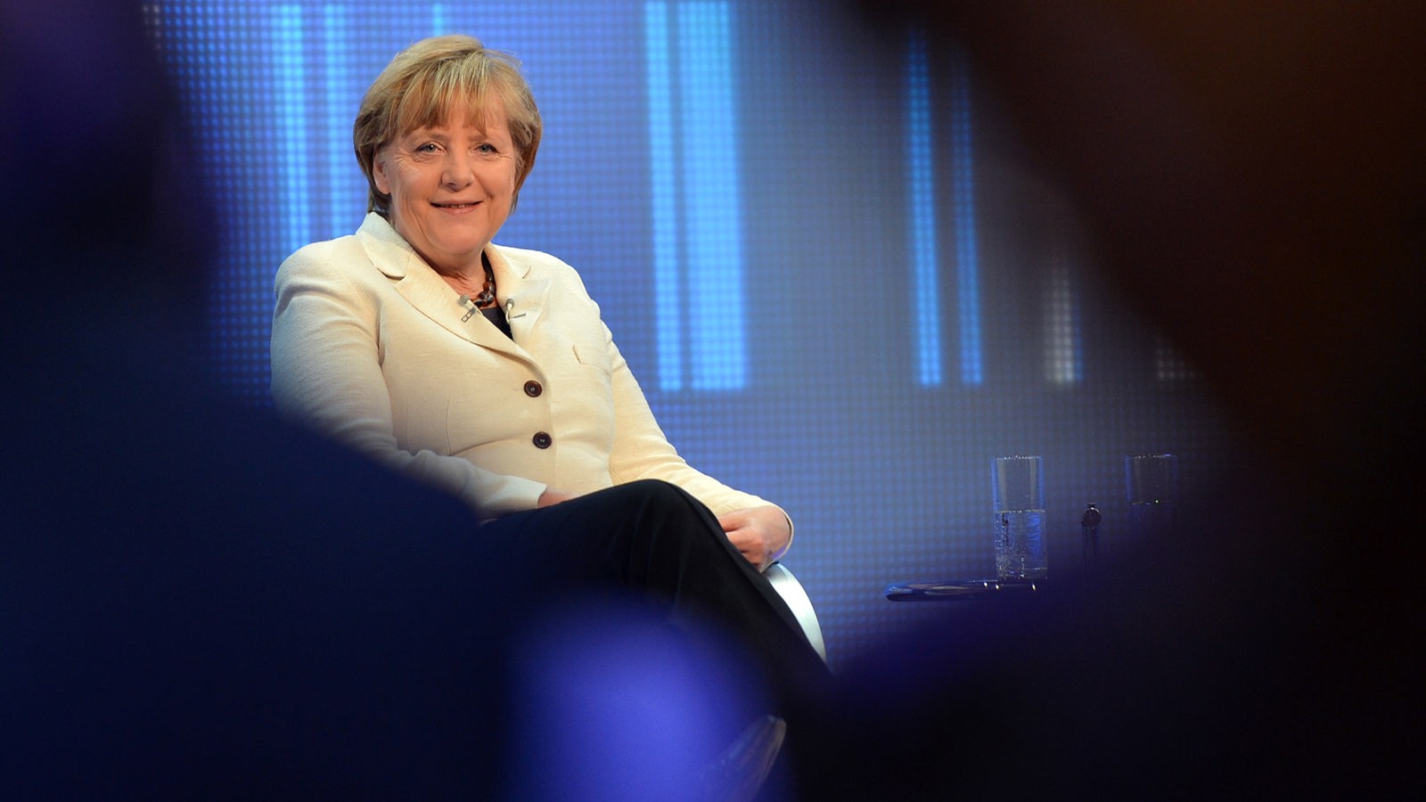 Bundeskanzlerin Angela Merkel beim WDR Europaforum 2013