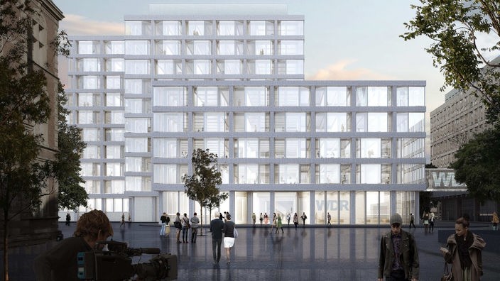 WDR-Filmhaus am Kölner Appellhofplatz / Fertigstellung für Ende 2024 geplant
