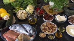 Lebensmittel, die bei einer nordischen Diät verzehrt werden