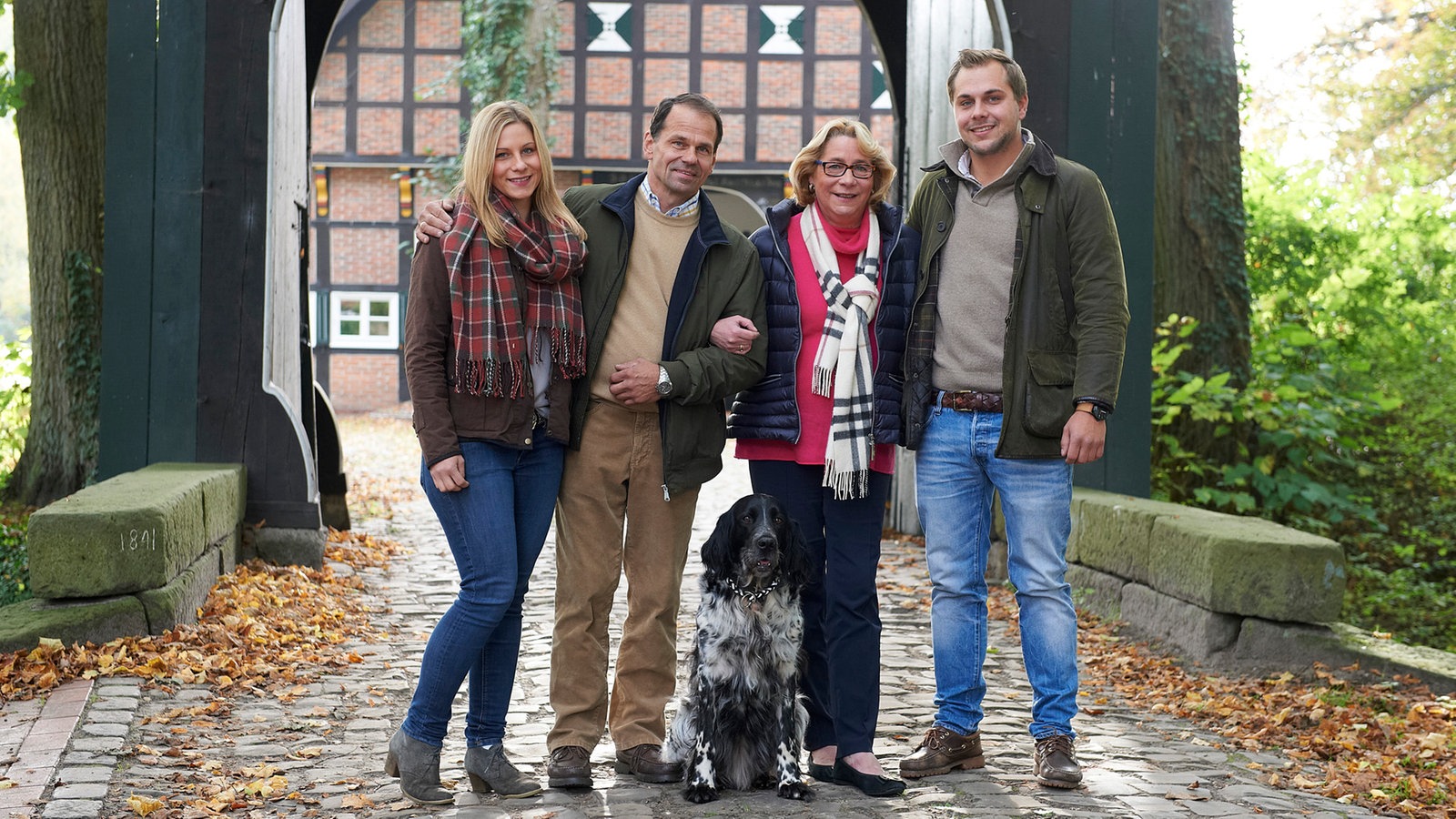 Freya Erpenbeck mit ihrer Familie. 