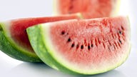 Das Bild zeigt eine Wassermelone.