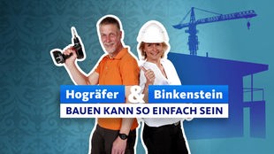 Das bild zeigt den Handwerker Ulf Hogräfer und die Bauingenieurin Sabine Binkenstein.