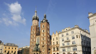 Das Bild zeigt: Die Marienkirche in Krakau. 