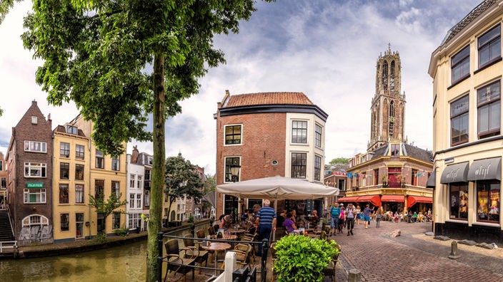 Das Bild zeigt: Die Innenstadt von Utrecht 