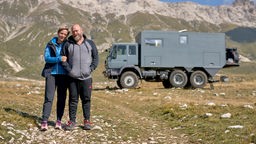 Auf dem Bild sieht man Peter und Tanja in Abruzzen