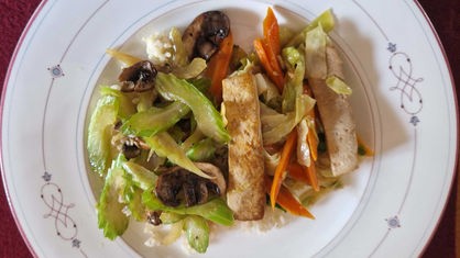 Tibetisches Tofu mit Gemüse