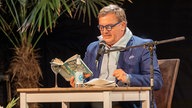 Hape Kerkeling liest 2021 aus seinem Buch "Pfoten vom Tisch"