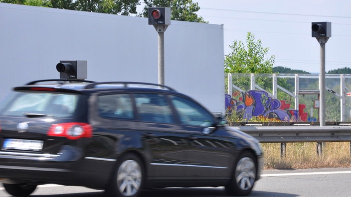 Radarfalle an der A2 bei Bielefeld