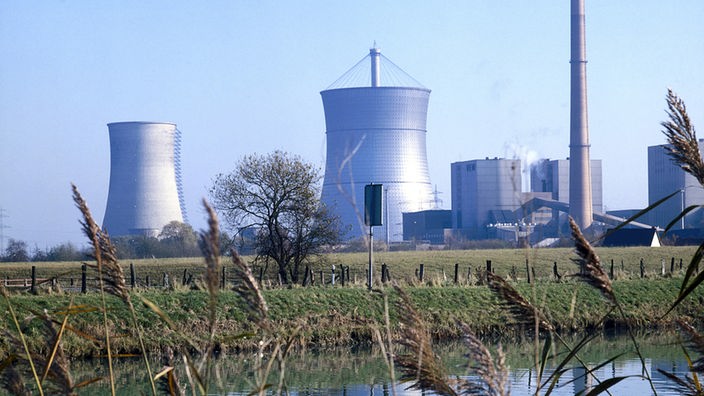 Atomkraftwerk Hamm-Uentrop Ansicht aus den 80er Jahren