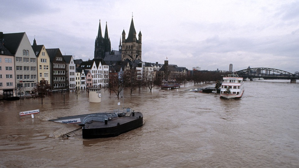 Fotochronik: Hochwasser Am Rhein - Extras - Wetter - WDR