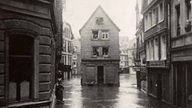 Die Innenstadt von Wuppertal steht unter Wasser, 1890